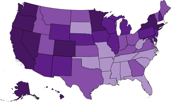 Annual Mean Wage of Medical Equipment Preparers by State